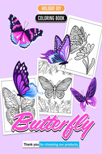 Butterfly Bliss Coloring Book