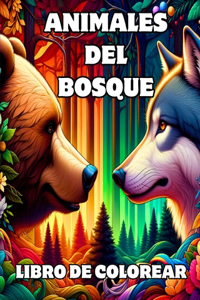 Animales del Bosque Libro de Colorear