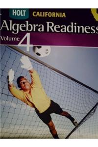 Holt Algebra Readiness: Student Edition Volume 4