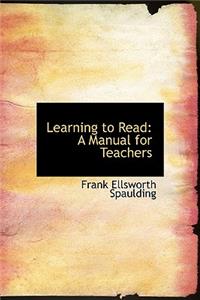 Learning to Read