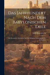 Jahrhundert Nach Dem Babylonischen Exile