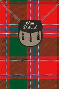 Clan Dalziel Tartan Journal/Notebook