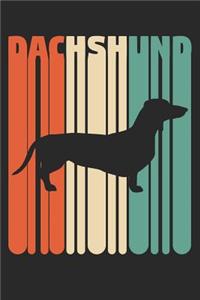 Vintage Dachshund Notebook - Gift for Dachshund Lovers - Dachshund Journal