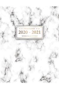 2 Year Planner Weekly & Monthly 2020-2021