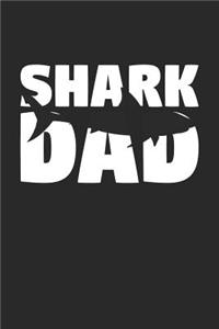 Shark Notebook 'Shark Dad' - Shark Diary - Father's Day Gift for Animal Lover - Mens Writing Journal