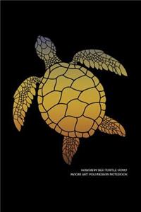Hawaiian Sea Turtle Honu Maori Art Polynesian Notebook
