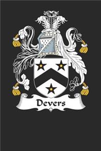 Devers: Devers Coat of Arms and Family Crest Notebook Journal (6 x 9 - 100 pages)