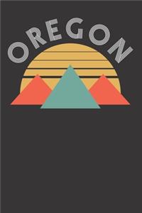 Oregon Portland Mountain Notebook Journal