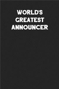 World's Greatest Announcer