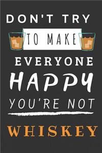 Don't Try to Make Everyone Happy You're Not Whiskey