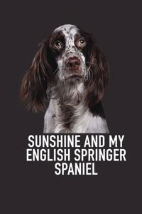 Sunshine and My English Springer Spaniel