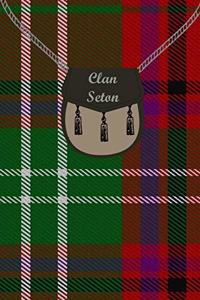 Clan Seton Tartan Journal/Notebook