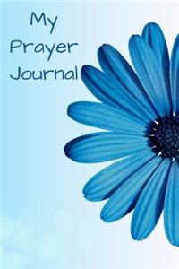 My Prayer Journal: Blue Flower