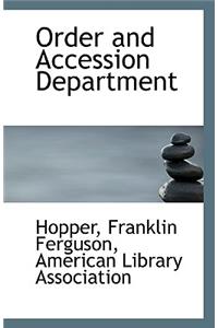 Order and Accession Department