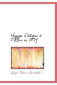 Voyage Critique L'Etna En 1819