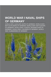 World War I Naval Ships of Germany