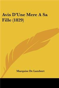 Avis D'Une Mere A Sa Fille (1829)