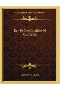 Key To The Coccidae Of California