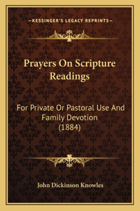 Prayers on Scripture Readings