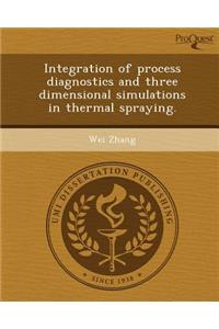 Integration of Process Diagnostics and Three Dimensional Simulations in Thermal Spraying