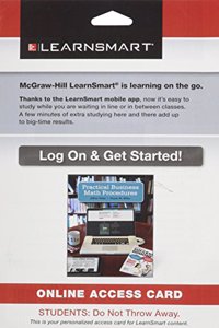 Learnsmart Access Card for Practical Business Math Procedures