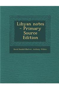 Libyan Notes