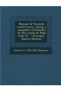 Manual of Romish Controversy