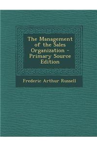 The Management of the Sales Organization