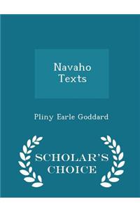 Navaho Texts - Scholar's Choice Edition