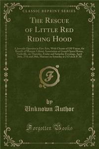 The Rescue of Little Red Riding Hood