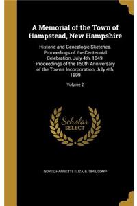 A Memorial of the Town of Hampstead, New Hampshire