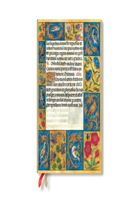 Spinola Hours (Ancient Illumination) Maxi 12-month Horizontal Hardback Dayplanner 2025 (Elastic Band Closure)