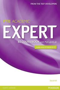 Expert Pearson Test of English Academic B2 Coursebook and Myenglishlab Pack