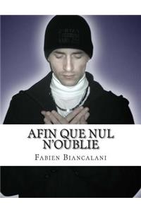 Afin que nul n'oublie