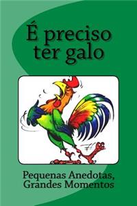 É preciso ter galo