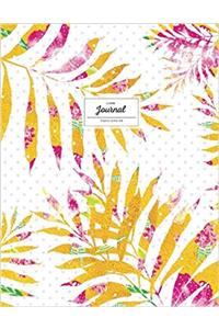 Tropical Polka Dot Lined Journal (Travel Notebook)