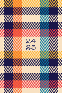 Rad Plaid 2024 3.5 X 6.5 2-Year Pocket Planner