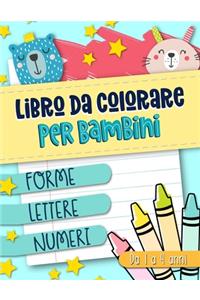 Libro da colorare per bambini