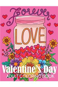 Valentine's Day Adult Coloring Book