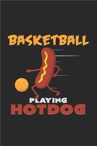 Basketball playing hotdog