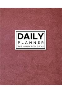 Daily Planner 365 Undated Days