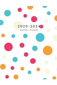 2020-2024 Monthly Planner
