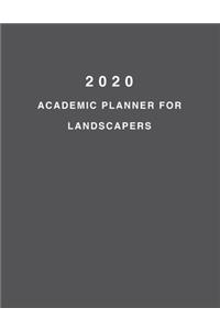 2020 Academic Planner For Landscapers