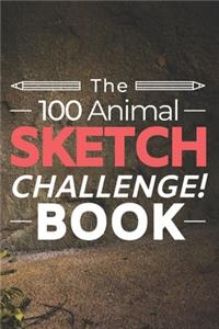 100 Animal Sketch Challenge Book