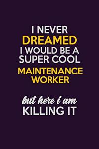 I Never Dreamed I Would Be A Super cool Maintenance Worker But Here I Am Killing It