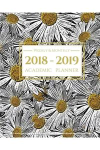 2018-2019 Academic Planner Weekly and Monthly