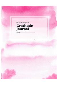 Pink Watercolour Gratitude Journal
