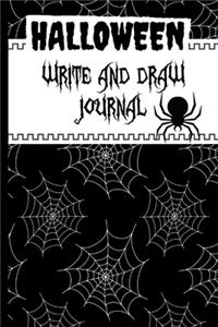 Halloween Write and Draw Journal