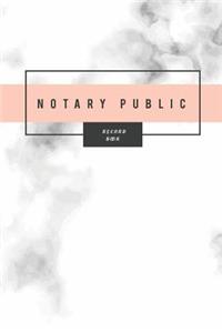 Notary Public Record Book