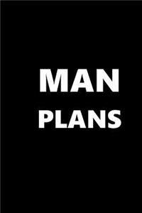 2019 Daily Planner For Men Man Plans White Font Black Design 384 Pages